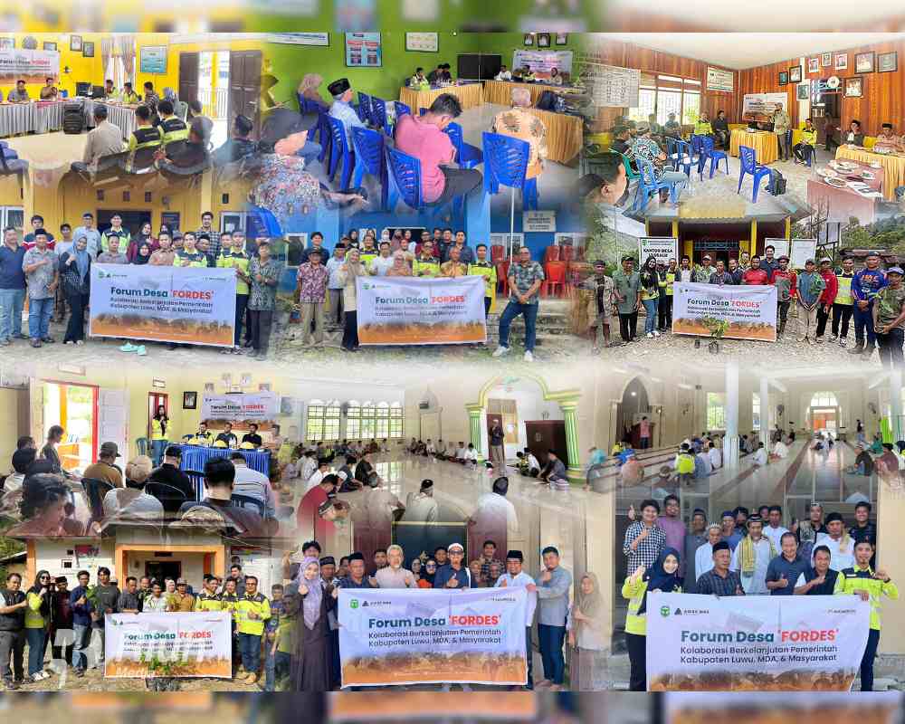 MDA dan Pokja Lanjutkan Forum Desa di Enam Desa Lingkar Tambang dan Jalur Akses