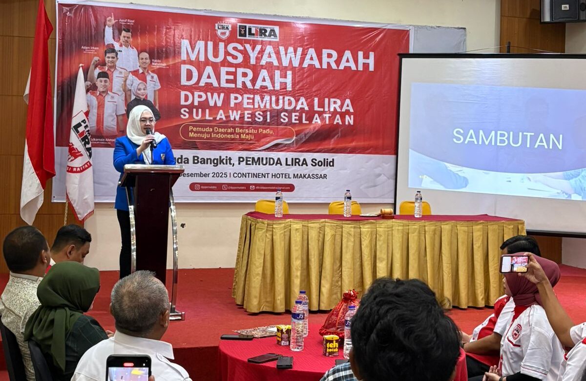 Vonny Ameliani Suardi, Ketua KNPI Sulsel Terpilih, Tekankan Soliditas Pemuda di Musda Pemuda LIRA