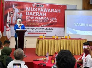 Vonny Ameliani Suardi, Ketua KNPI Sulsel Terpilih, Tekankan Soliditas Pemuda di Musda Pemuda LIRA